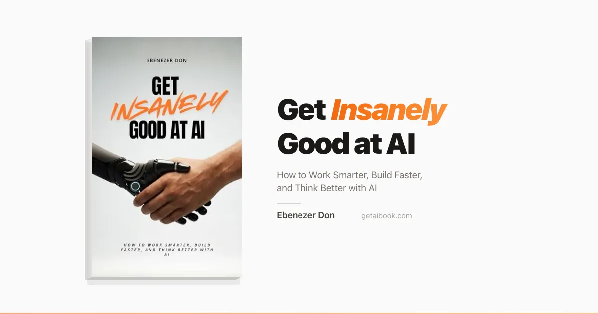 Get Insanely Good at AI: Why I Wrote This Book for Developers thumbnail